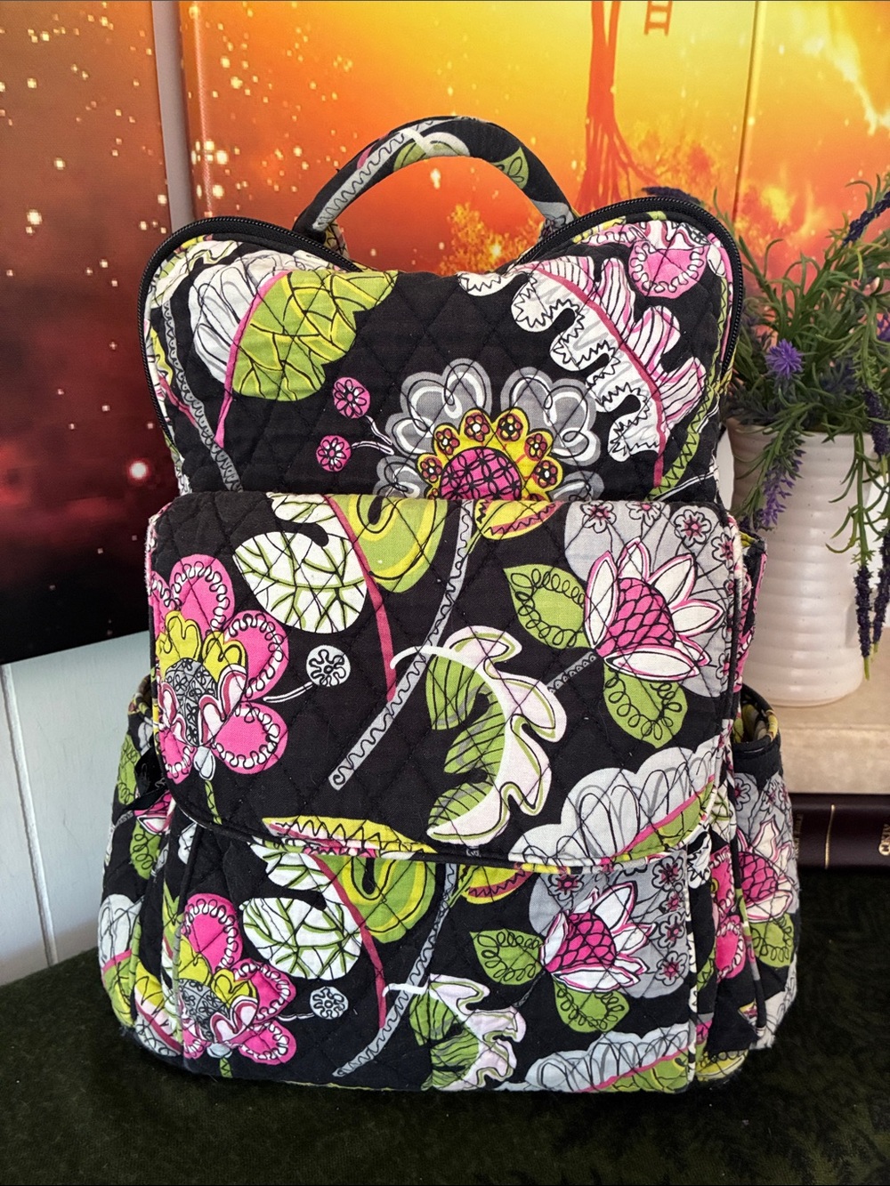 Vera Bradley Floral Backpack